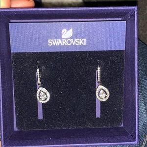 Swarvoski Pear Earrings.Perfect condition